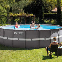 Intex Ultra Frame Pool Set with Sand Filter Pump, Ladder, Ground Cloth & Pool Cover