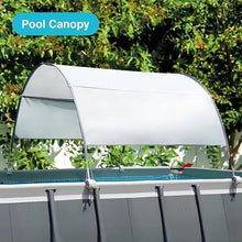 18'×52" Above Ground Rectangular Frame Swimming Pool Set w/Pump & Canopy