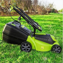 AMYYTL 12-Inch Electric Lawn Mower Corded Electric Walk-Behind Push Mower Portable Outdoor Corded Electric Lawn Mower