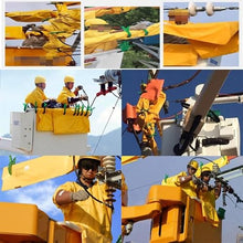 Insulating Blanket for Electrical Work, High Voltage Insulating Blanket for Substation Field Generator Room, Outdoor EVA Resin Insulation Protection Cover, Clips(10KV - 100x200cm(39.4x78.7in))
