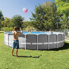FFCJJDS 12-Foot Metal Frame Above Ground Swimming Pool with Filter Pump