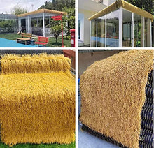 YXXSDP Patio Roof Cover Thatch Artificial, Simulation Thatch Runner Roll Tiki Bar Huts Grass Skirting Roofing, for Outdoor Garden Patio Umbrella Covers (Size : WxL 1x11.5m/3.3x37.2ft)