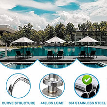 Pool Handrail Handle Grab Rails Swimming Pool Rail Pool Railing Handrail Swimming Pool Hand Rail 1Pcs,Pool Stair Rail,Perfect Handle Pool Grab Ladder for Inground Pool (Color : Thick 1.5mm)