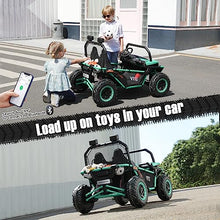 ELEMARA 2 Seater Electric Off-Road Truck for Kids Mint Green