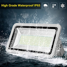 Missbee 10 500W LED Flood Light, 55000lm Outdoor Landscape Flood Light, Security Light, 6000-6500K, Work for Garage, Garden, Lawn,Yard and Playground (Cold White)