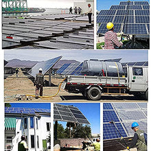 Cleaning Brush Water Supply Pole kit Telescopic Brush Solar Panel Cleaning Window Cleaning Pole and photovoltaic Panel Cleaning Tool (Brushhead30cm 3.6m)