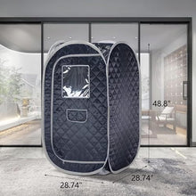 ZDGsrgWRG 4L Portable Folding Personal Steam Sauna Tent Set Remote Control