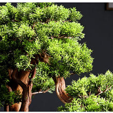 YXIANG56Q Fake Plants Welcome to the Real New Living Room Hotel Home Jewelry Green Plant Pot Potted Soft Root Carving Biser Plant Decoration Ornaments Bonsai Tree(A)