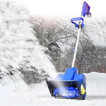 1200W 12 Inch Electric Snow Shovel, Corded Handheld Snow Plow for Driveways, School Road and Outdoor Snow Removal