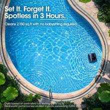 Nepturox Cordless Robotic Pool Vacuum for Inground Pools, Auto Path Mapping
