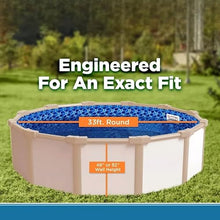 IJOWEEN 33 Foot Overlap Round Above Ground Pool Wall Liner, 25 Gauge Thick