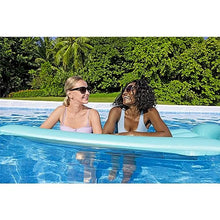 Bestway Power Steel Rectangular Metal Frame Pool Set with Sand Filter Pump Gray