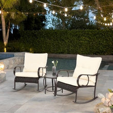 Finca ancha Modern Patio Furniture Set with Small Outdoor Table, Patio Bar Set w/Sillas para Balcon, Sillas para Patio Exterior, Ergonomic, Durable, Breathable, Easy Care (White)