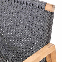 Royal Teak Collection ADCC-G Admiral Club Chair with Arm Support, Charcoal