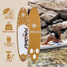 FunWater Inflatable Ultra-Light SUP Light Brown