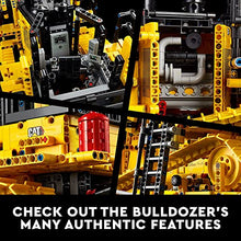 LEGO Technic App-Controlled Cat D11 Bulldozer 42131 Building Set for Adults Black