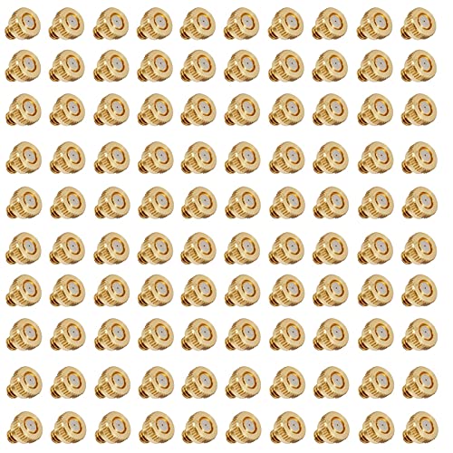 "MMBBOD 500Pcs Misting Nozzles Kit for Cooling System, Brass Mister Nozzles, Garden Water Mister, Fog Nozzles for Patio Outdoor Misting System (Size : 0.1mm)"