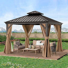 ABCCANOPY Hardtop Gazebo 10x10 Beige