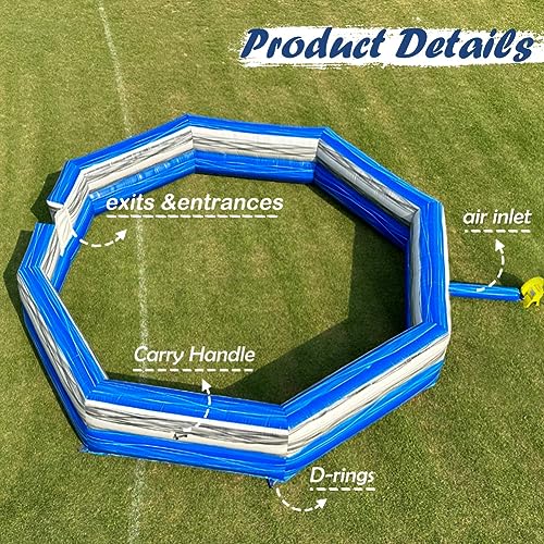 INFLATABLEGAGA Inflatable Gagaball Pit 20ft Commercial Grade Court with Air Blower