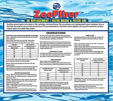 ZeoFiber 60 lb. DE Filter Replacement | Swimming Pool Green Filtration Media | Sand/Cartridge Filter Aid | Diatomaceous Earth (D.E.) Alternative for Swimming Pools | 20 Pack (Total of 60 Pounds)