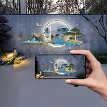 HEAIQI Outdoor Wall Light Chinese Style Outdoor Home Garden Lights, Villa Wall Yard Landscape Outdoor Night Light