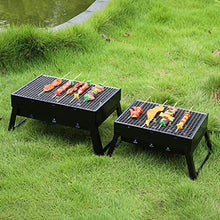 YUIPMHFD Bbq Grills Patio Stainless Steel Charcoal Grill Stove Outdoor Camping Picnic Burner Accessories Tools(43 * 29 * 24cm)