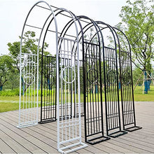 IBOWZ Garden Arch Trellis 1 Set Heavy Duty Rose Archway Wedding Garden Arch, Metal Arbour Trellis Flower Stand, 140cm, 180cm, 220cm, 260cm, 300cm, for Climbing Plants Great, with Base