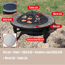 Outdoor Fire Pit Garden Wood-Burning Fire Bowl, Portable Outdoor Heating Fireplace, for Outdoor Cooking and Campfire (Color : Kit-2) (Kit 3)