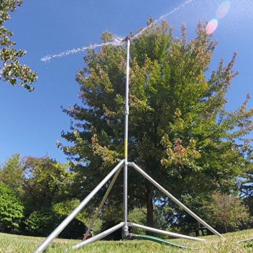 IrrigationKing RK-1A8-6PK Raintower Sprinkler with 6' Tripod Stand and 3/4" Brass Nozzle