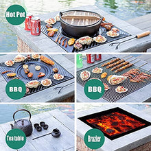 Fire Pits Outdoor Imitation Stone Outdoor Wood Fire Pit Sets, Backyard Patio Garden Fireplace BBQ Grill Stove, Magnesia Material, Anti-Freezing and Heat-Resistant (Kit 3)