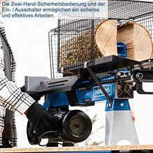 Scheppach Holzspalter HL760L liegend Brennholzspalter Hydraulikspalter | elektrisch 230V | Spaltkraft 7 Tonnen | Spaltlänge 520mm | 2200W Leistung