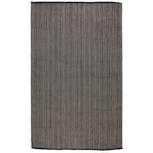 Benzara Handwoven Indoor Outdoor Area Rug 8 x 10 Charcoal Gray