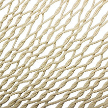 Original Pawleys Island Single Oatmeal DuraCord Rope Hammock – 12 ft. x 50 in., 1-Person, 450 lb Capacity, Oak Spreader Bar, Zinc-Plated Hardware, Handcrafted in the USA