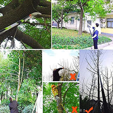Telescopic Tree Pole Pruner Extendable Pole Saw Telescopic Landscaping Pole Saw Tree Saw Alloy Steel Branch Long Reach Pole Pruning Saw for Sawing and Shearing,7.2M/24FT