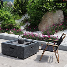 Outdoor Fire Pit 71cm Garden Terrace Heavy-Duty BBQ Table, Outdoor Cooking Fire Pit, Wood Burning Fire Bowl, Multi-Function Heating Fireplace