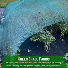 Farm Plastic Supply - Green Shade Cloth - 70% - Mesh Fabric for Fence Privacy Screen, Garden Shade, Mesh Fence Screening, Shade Cloth Rolls, Wind Screen (6' x 200')
