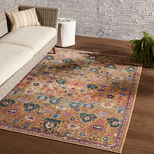 Jaipur Living Indoor Outdoor 10x13 Large Area Rug Boho Pink/Gold