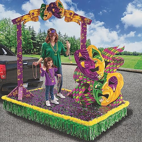 Fun Express Mardi Gras Parade Float Deluxe Decorating Kit 10 Pieces
