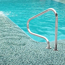 Swimming Pool Handrails for Inground Pools Entrances 304 Stainless Steel Safety Handrails 3-Bend Humanized Handle Design (Thickness:1.5mm) ()