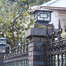 VELLOW Post Light Fixtures,Outdoor Waterproof IP55 Stigma Lamps,E27 Pedestal Gate Bollard Pillar Light,Aluminium Lampshade Column Cap Lamp,Decorations Landscape Lighting for Patio Porch Railing