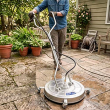 Sealey 24" Pressure Washer Surface Cleaner with Dual Handle, 4 Wheels & Rotating Spray Bar - Stainless Steel – PWAK24