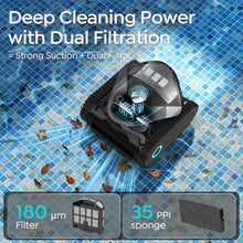 [2026 NEW] C1 Robotic Pool Cleaner with 180Mins, Iron Gray