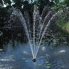 OASE Floating Fountain with Lights 1/4 Hp Black