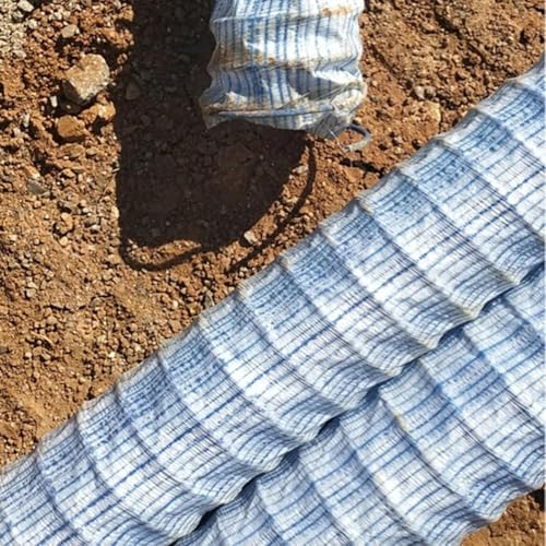 Corrugated French Drain Pipe 3 10 12 25 50 100 200 300 Ft, Outdoor Soft Infiltration Drainage Pipes for Yard/Houseside/Garden/Lawn/Patio/Landscape, Underground Drain Tube(Dia-8cm(3.1in),Long 70m(229.7