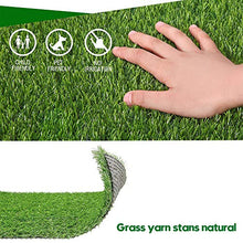 Griclner Artificial Grass Lawn Turf 0.8inch Green
