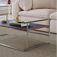 Chicken Couch End Table Coffee Table Nordic Style Retro Stainless Steel Sofa Side Table Multifunctional Low Table Desk Corner Tables for Living Room(B)