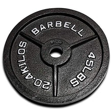 CAP Barbell 300 LB Cast Iron Olympic Weight Set with 7’ Olympic Bar Black Plate with 7 ft Silver Bar