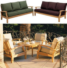WholesaleTeak Outdoor Fabric Cushions for Somer 6pc Sofa Set