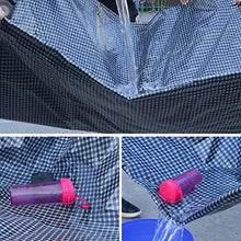 OKUOKA Tarpaulin Sun Protection Dust Cover Ship Cover Trailer Tarpaulin Galvanized Eyelet with Free Rope Outdoor Garden Plant Cover, 18 Sizes (Color : Black, Size : 6×10m)