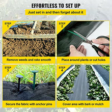 YYHJ Weed Barrier Landscape Fabric,Heavy-Duty Garden Erosion Control Blanket,Ground Cover UV Stabilised Control Sheet 90g/m²,Weeds Block Gardening Mat,for Outdoor Gardens Lawns and Walkways